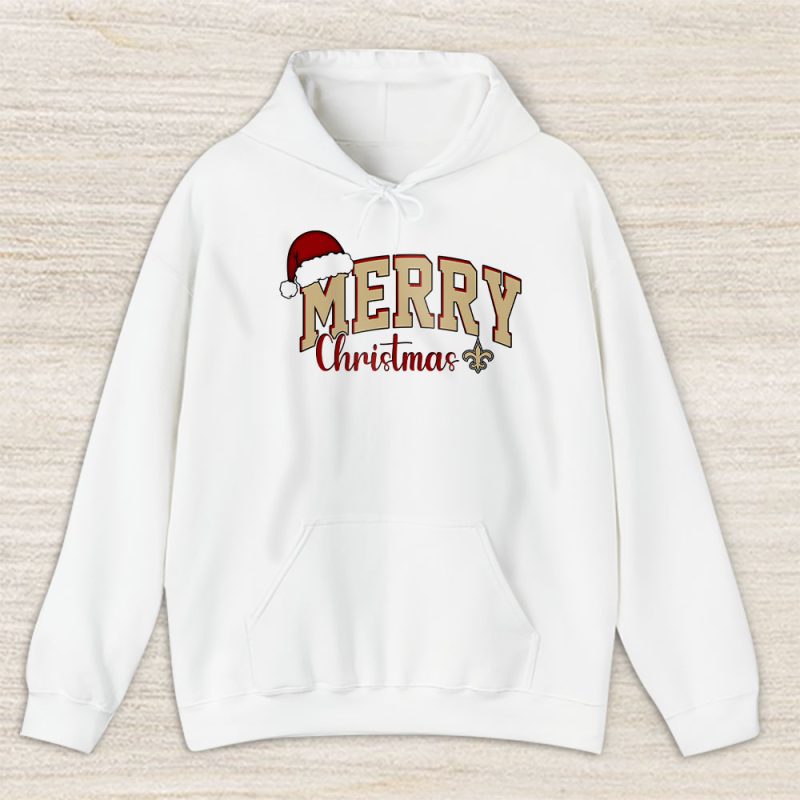 New Orleans Saints Merry Christmas NFL Gift For Fan Christmas Funny Unisex Hoodie TAS20956