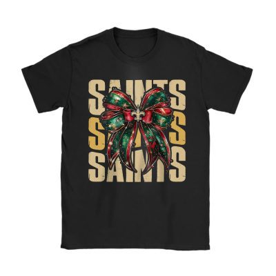 New Orleans Saints Merry Christmas NFL Gift For Fan Christmas Funny Unisex T-Shirt Cotton Tee TAT20957