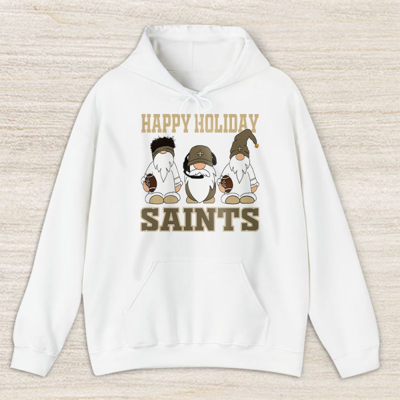 New Orleans Saints Merry Christmas NFL Gift For Fan Christmas Gnomes Unisex Hoodie TAS20960