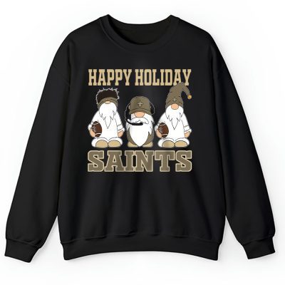 New Orleans Saints Merry Christmas NFL Gift For Fan Christmas Gnomes Unisex Sweatshirt TAH20960