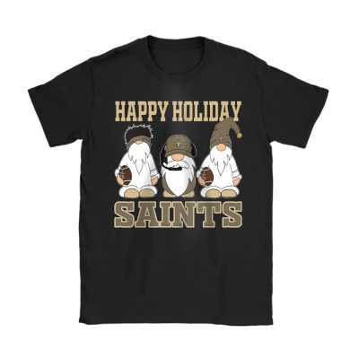 New Orleans Saints Merry Christmas NFL Gift For Fan Christmas Gnomes Unisex T-Shirt Cotton Tee TAT20960