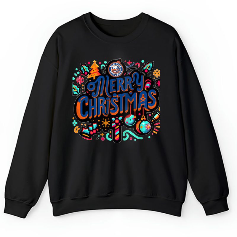 New York Islanders Merry Christmas NHL Gift For Fan Christmas Funny Unisex Sweatshirt TAH21486