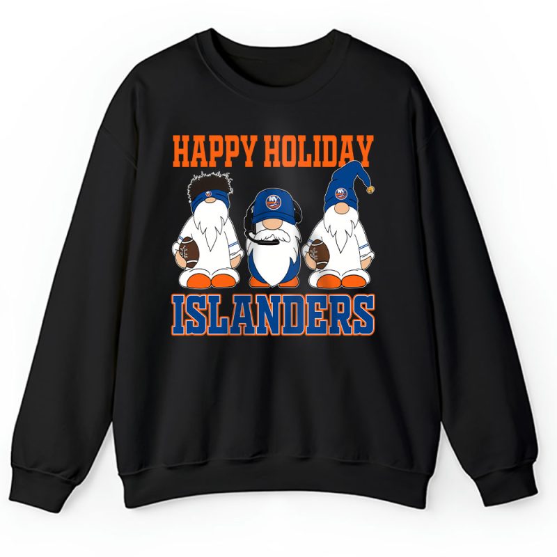 New York Islanders Merry Christmas NHL Gift For Fan Christmas Gnomes Unisex Sweatshirt TAH21489