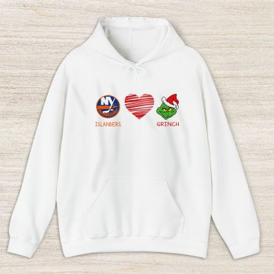 New York Islanders Merry Christmas NHL Gift For Fan Cute Grinch Unisex Hoodie TAS21834