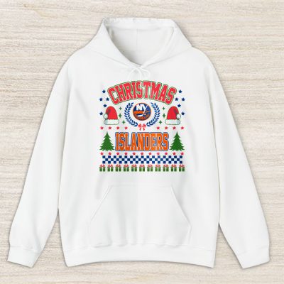 New York Islanders Merry Christmas NHL Gift For Fan Cute Santa Hohoho Unisex Hoodie TAS21835