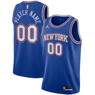 New York Knicks Swingman Custom Jersey - Statement Edition - Blue