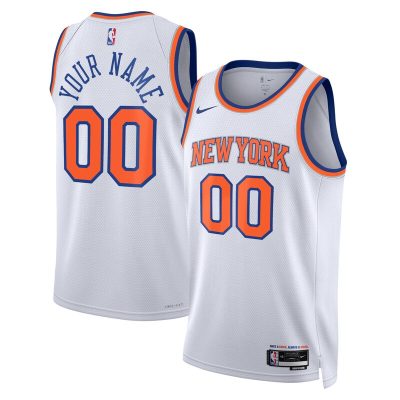 New York Knicks Swingman Custom Jersey White - Association Edition