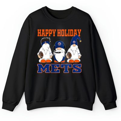 New York Mets Merry Christmas MLB Gift For Fan Christmas Gnomes Unisex Sweatshirt TAH21495