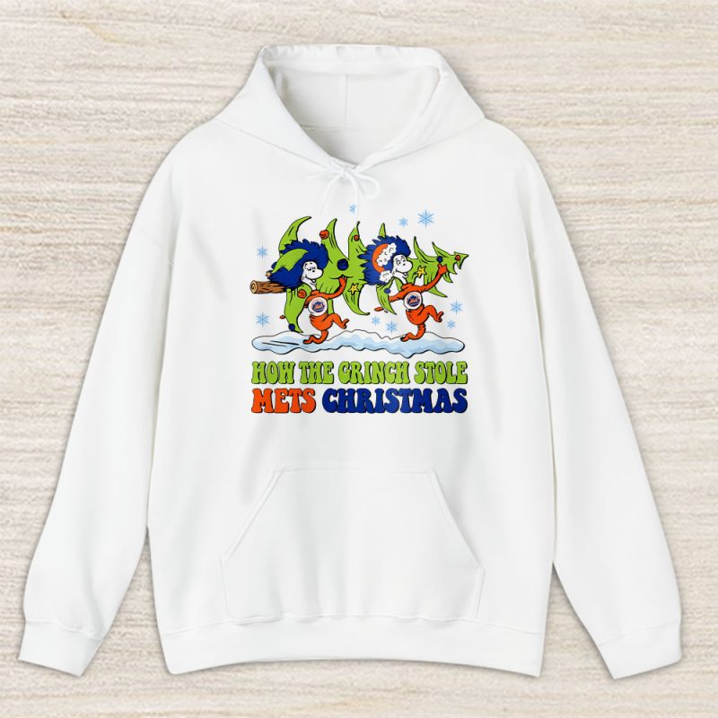 New York Mets Merry Christmas MLB Gift For Fan Cute Grinch Unisex Hoodie TAS21840