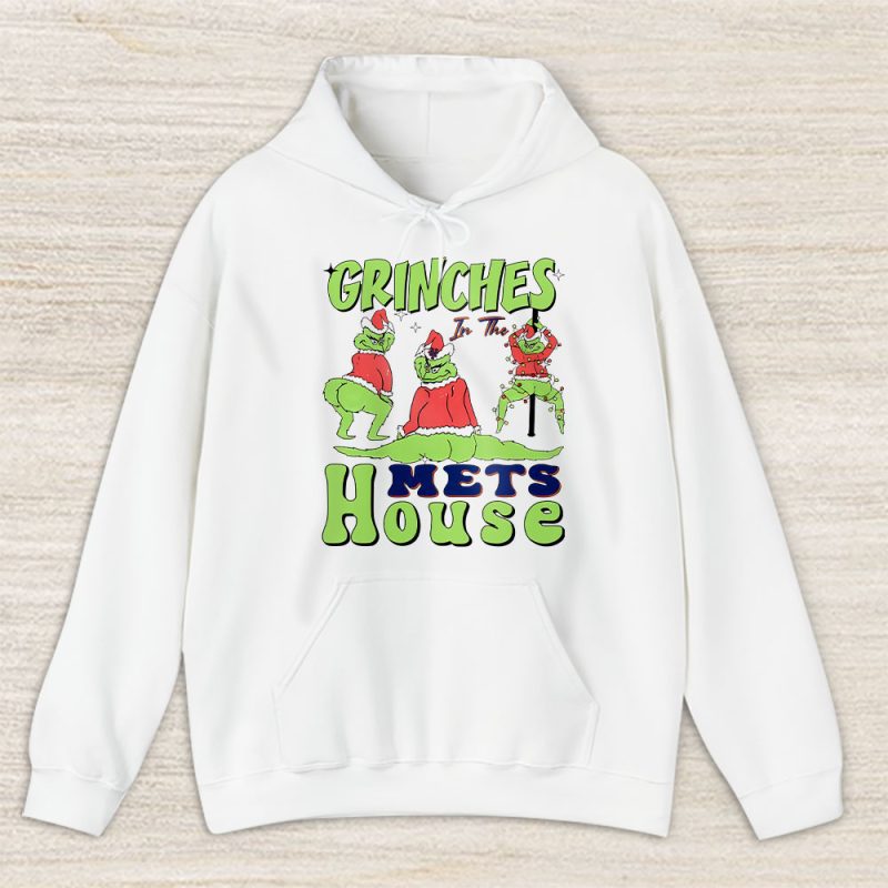 New York Mets Merry Christmas MLB Gift For Fan Cute Grinch Unisex Hoodie TAS21841