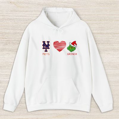 New York Mets Merry Christmas MLB Gift For Fan Cute Grinch Unisex Hoodie TAS21842