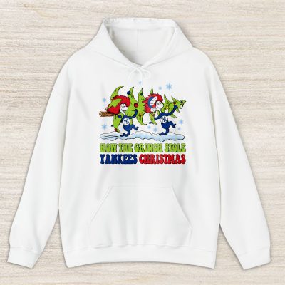 New York Yankees Merry Christmas MLB Gift For Fan Cute Grinch Unisex Hoodie TAS21848