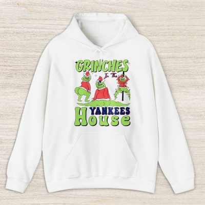 New York Yankees Merry Christmas MLB Gift For Fan Cute Grinch Unisex Hoodie TAS21849