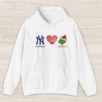 New York Yankees Merry Christmas MLB Gift For Fan Cute Grinch Unisex Hoodie TAS21850