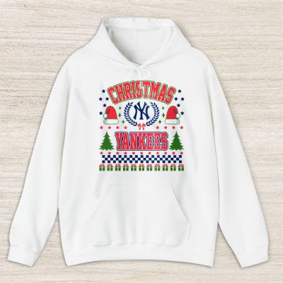 New York Yankees Merry Christmas MLB Gift For Fan Cute Santa Hohoho Unisex Hoodie TAS21851