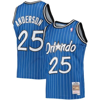 Nick Anderson Orlando Magic 1994/95 Hardwood Classics Swingman Jersey - Blue