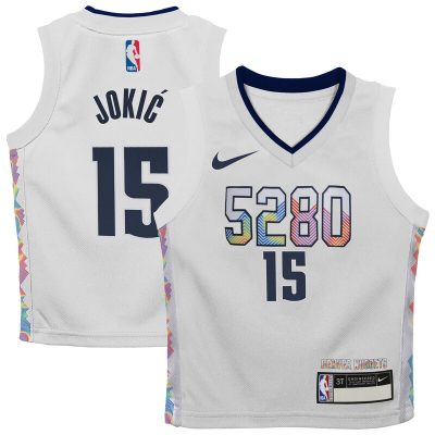 Nikola Jokic Denver Nuggets Preschool 2024/25 Swingman Player Jersey - City Edition - White