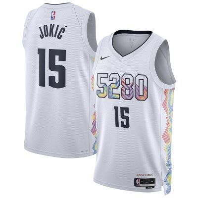 Nikola Jokic Denver Nuggets Unisex 2024/25 Swingman Player Jersey - City Edition - White