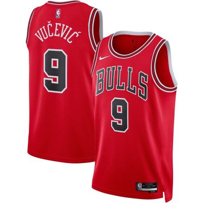 Nikola Vucevic Chicago Bulls Swingman Jersey - Icon Edition - Red