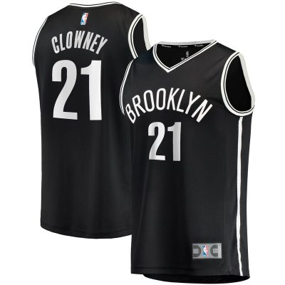 Noah Clowney Brooklyn Nets Fast Break Replica Jersey - Icon Edition - Black