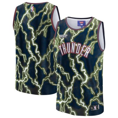 Oklahoma City Thunder NBA & KidSuper Studios by Hometown Jersey - Black