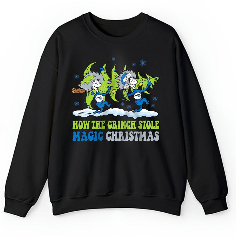 Orlando Magic Merry Christmas NBA Gift For Fan Cute Grinch Unisex Sweatshirt TAH21860