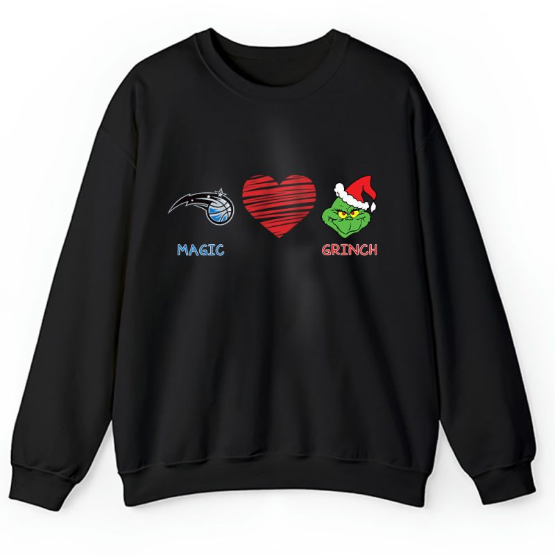 Orlando Magic Merry Christmas NBA Gift For Fan Cute Grinch Unisex Sweatshirt TAH21862