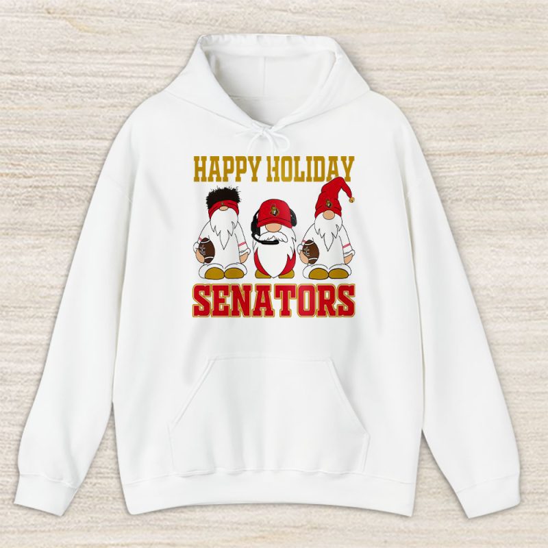 Ottawa Senators Merry Christmas NHL Gift For Fan Christmas Gnomes Unisex Hoodie TAS21515