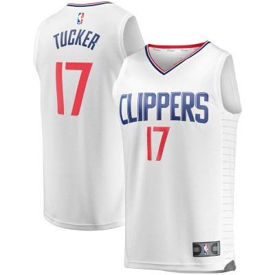 PJ Tucker LA Clippers Fast Break Player Jersey - Association Edition - White