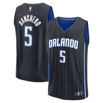 Paolo Banchero Orlando Magic Fast Break Replica Player Jersey - Icon Edition - Black