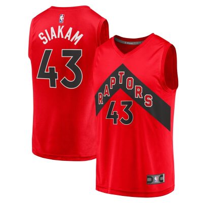 Pascal Siakam Toronto Raptors Fast Break Replica Jersey - Icon Edition - Red