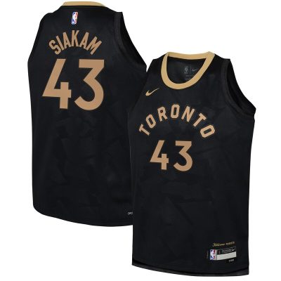 Pascal Siakam Toronto Raptors Youth 2022/23 Swingman Jersey - City Edition - Black