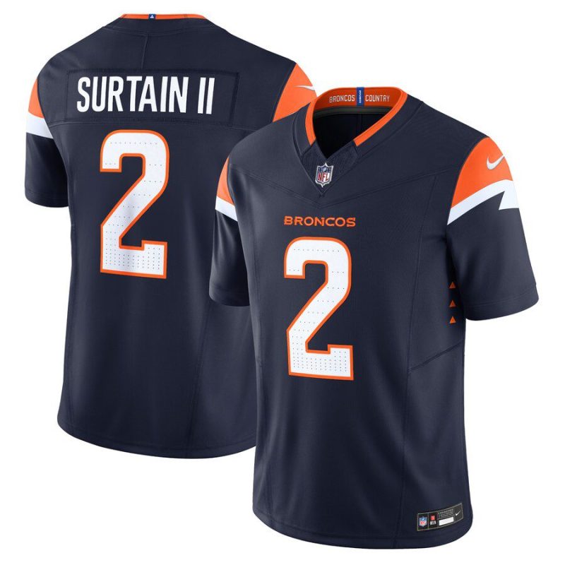 Patrick Surtain II Denver Broncos Alternate Vapor F.U.S.E. Limited Jersey - Navy