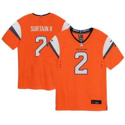 Patrick Surtain II Denver Broncos Infant Game Jersey - Orange