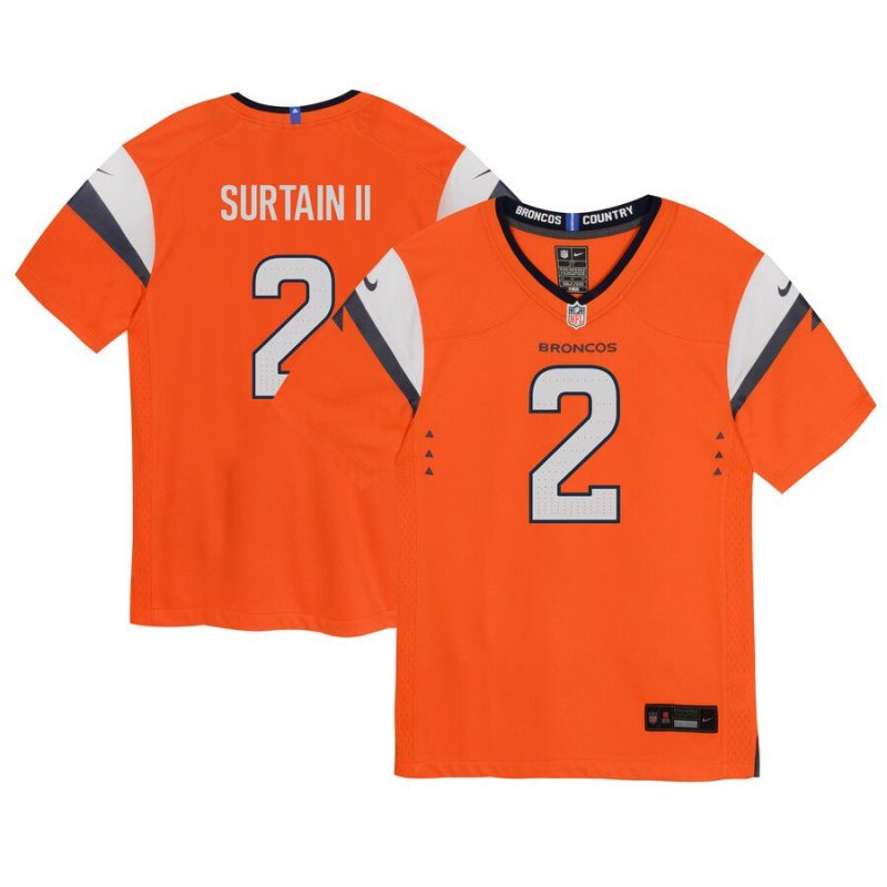 Patrick Surtain II Denver Broncos Preschool Game Jersey - Orange