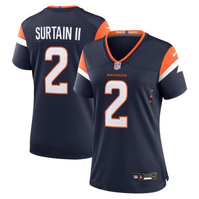 Patrick Surtain II Denver Broncos Women's Alternate Game Jersey - Navy