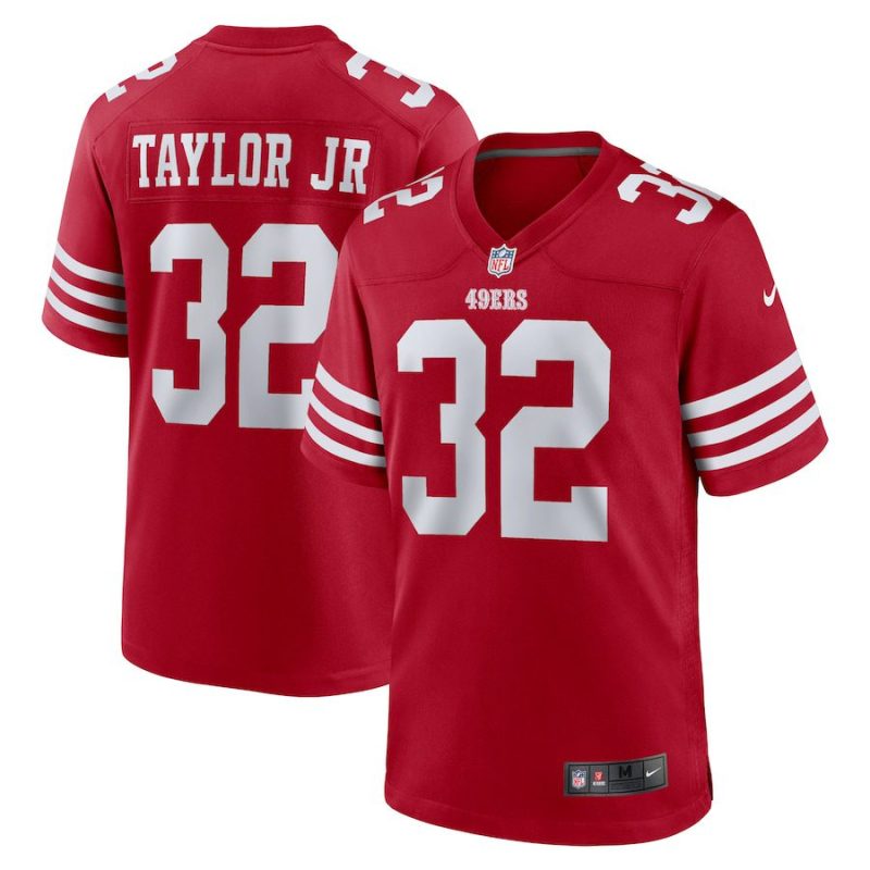 Patrick Taylor Jr. San Francisco 49ers Team Game Jersey - Scarlet