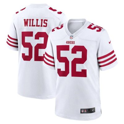 Patrick Willis San Francisco 49ers Hall Of Fame Retired Player Game Jersey - White