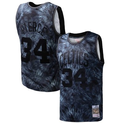 Paul Pierce Boston Celtics Hardwood Classics 2007/08 Tie-Dye Swingman Jersey - Black