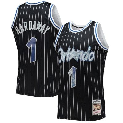 Penny Hardaway Orlando Magic 1996/97 Hardwood Classics NBA 75th Anniversary Diamond Swingman Jersey - Black