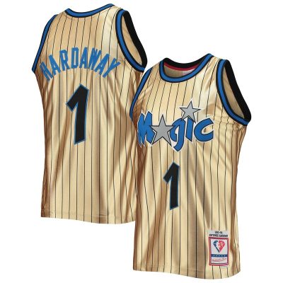 Penny Hardaway Orlando Magic 75th Anniversary 1993/94 Hardwood Classics Swingman Jersey - Gold