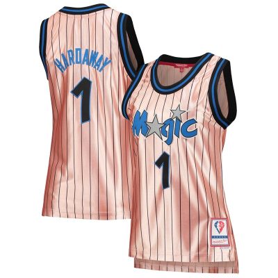 Penny Hardaway Orlando Magic Women's 75th Anniversary Rose Gold 1993 Swingman Jersey - Pink