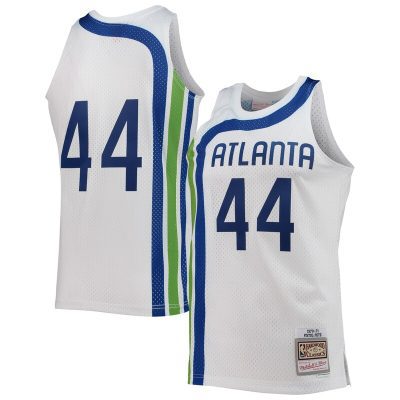 Pete Maravich Atlanta Hawks 1970/71 Hardwood Classics Swingman Jersey - White