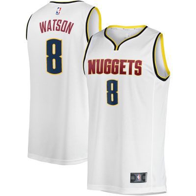 Peyton Watson Denver Nuggets Fast Break Player Jersey - Association Edition - White