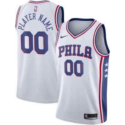 Philadelphia 76ers 2020/21 Swingman Custom Jersey - Association Edition - White