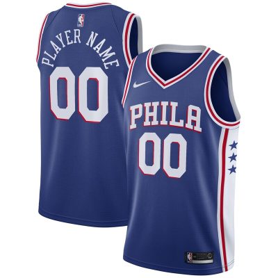 Philadelphia 76ers 2020/21 Swingman Custom Jersey - Icon Edition - Royal