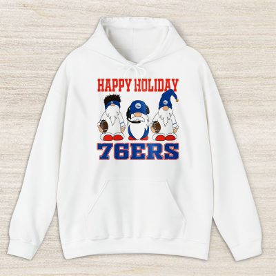 Philadelphia 76ers Merry Christmas NBA Gift For Fan Christmas Gnomes Unisex Hoodie TAS21522