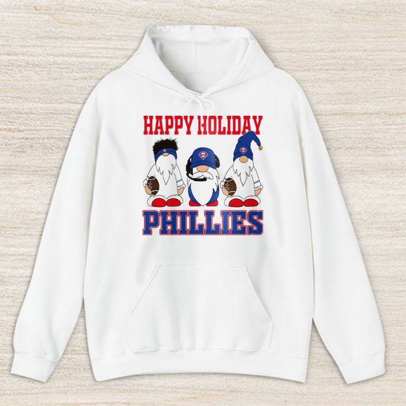 Philadelphia Phillies Merry Christmas MLB Gift For Fan Christmas Gnomes Unisex Hoodie TAS21525