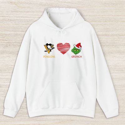 Pittsburgh Penguins Merry Christmas NHL Gift For Fan Cute Grinch Unisex Hoodie TAS21894