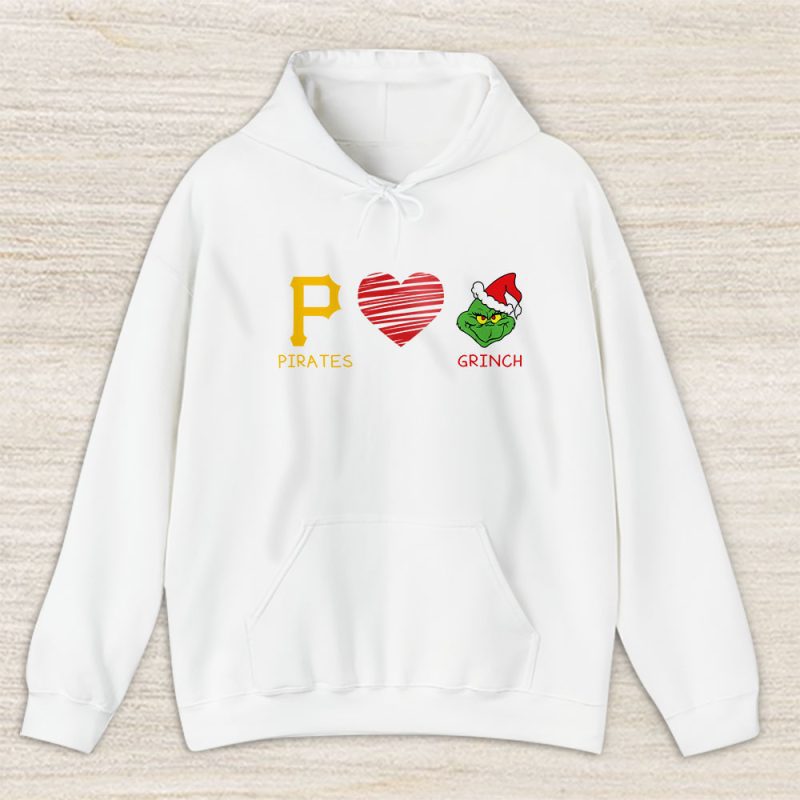 Pittsburgh Pirates Merry Christmas MLB Gift For Fan Cute Grinch Unisex Hoodie TAS21886